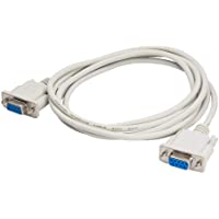 AKYGA AK-CO-04 - Cable Adaptador RS-232 DB9 D-Sub de 9 Pines Hembra a Hembra (2 m)